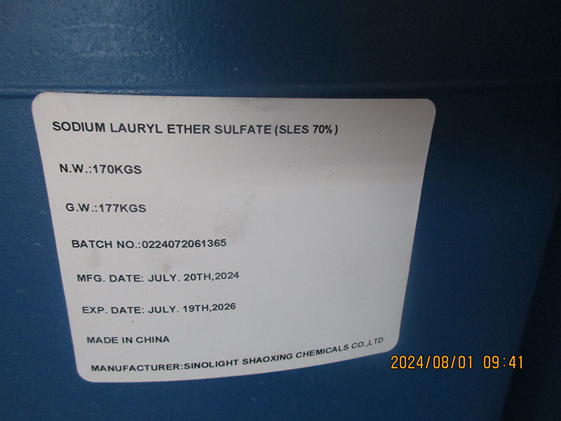 Sodium Lauryl Ether Sulfate (SLES)